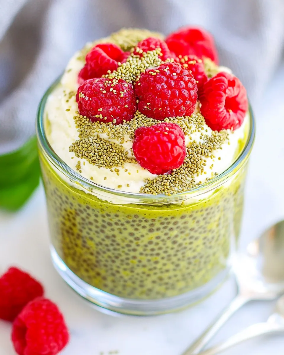 Matcha Chia Pudding