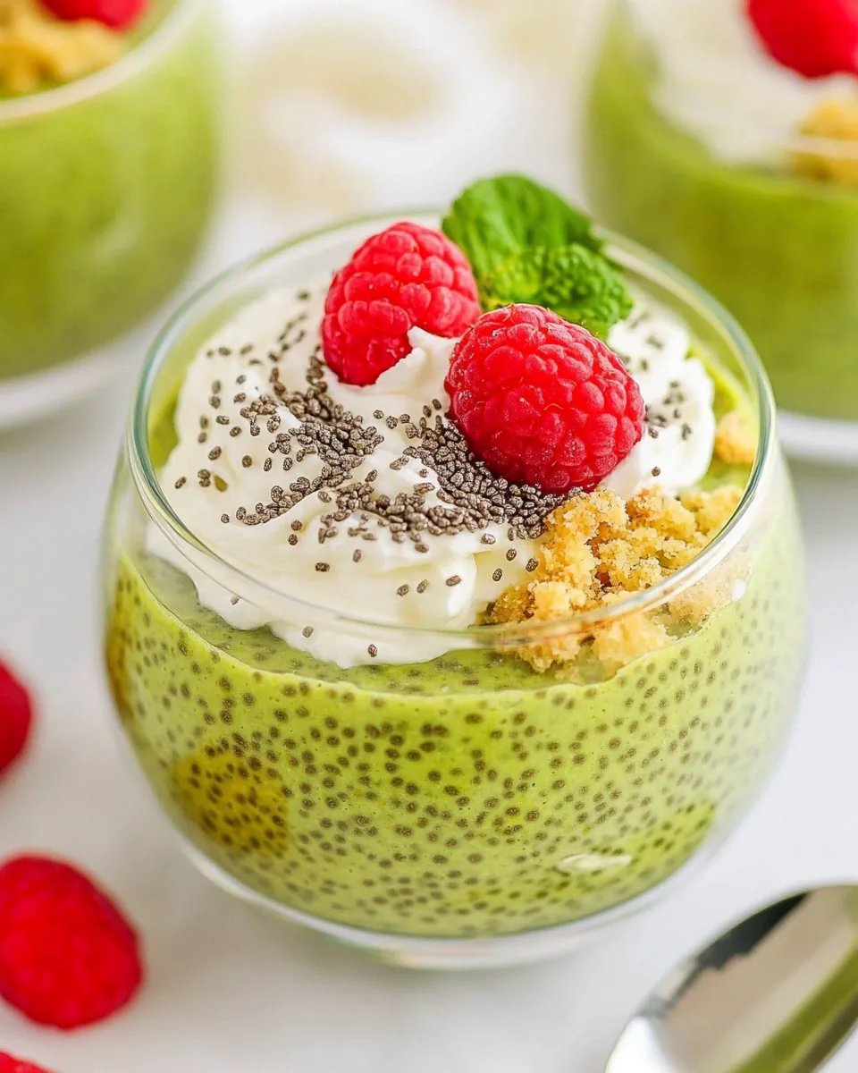 Matcha Chia Pudding