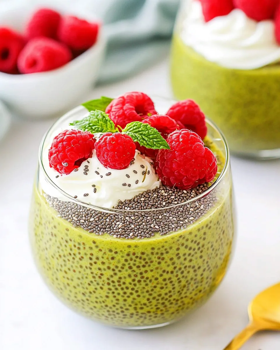 Matcha Chia Pudding