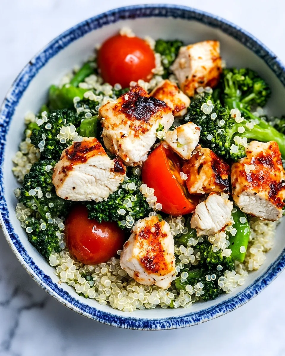 Mediterranean Chicken Quinoa Bowl