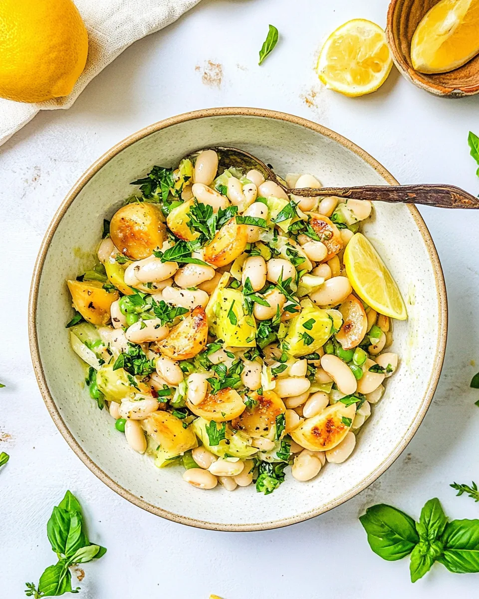 Mediterranean White Bean Salad