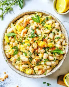 Mediterranean White Bean Salad