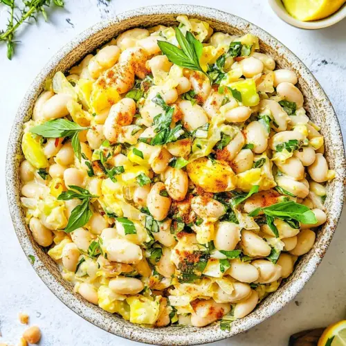 Mediterranean White Bean Salad