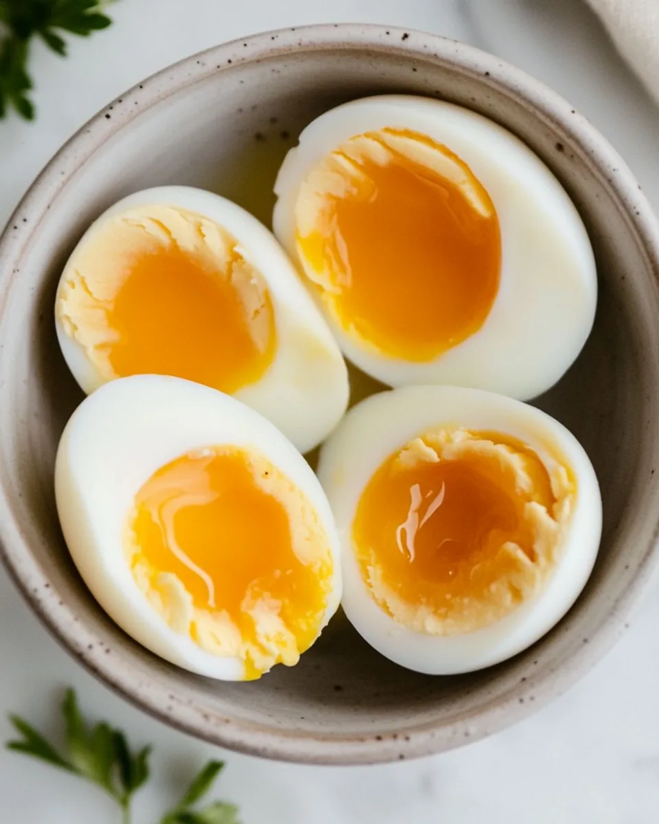 Medium Boiled Eggs Recipe