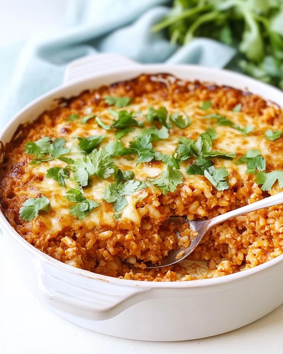 Mexican Cauliflower Rice Casserole