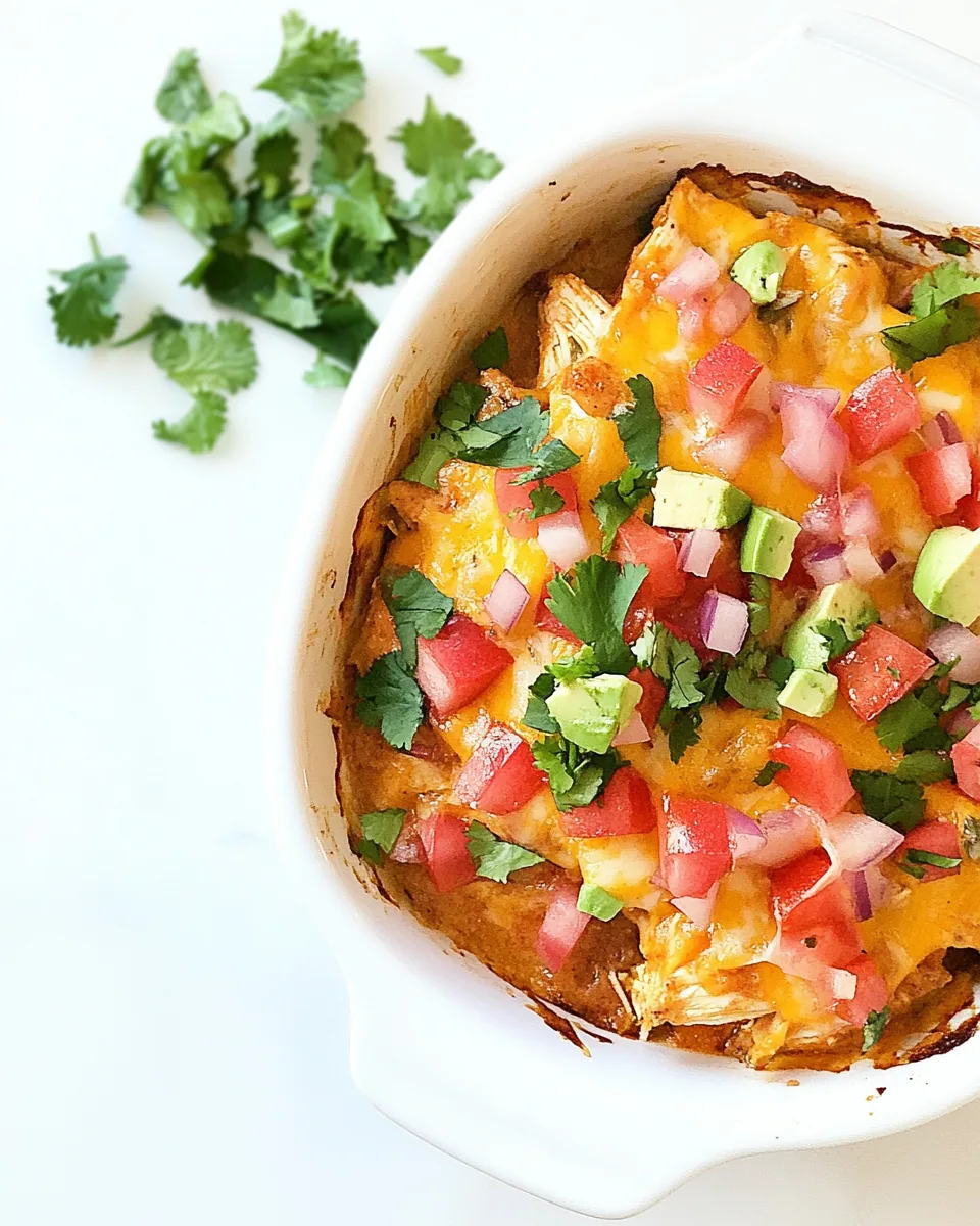 Mexican Cheesy Chicken Bake