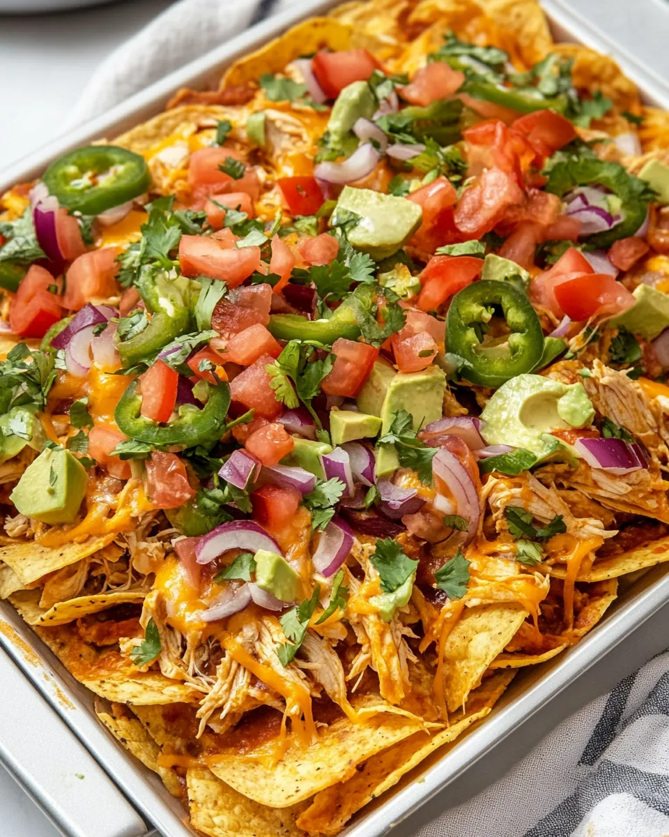 Mexican Chicken Nachos