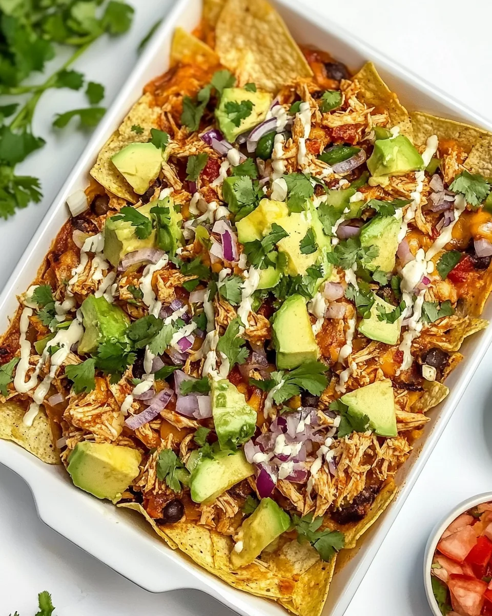 Mexican Chicken Nachos