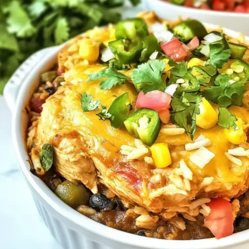 Mexican Chicken Rice Cobbler
