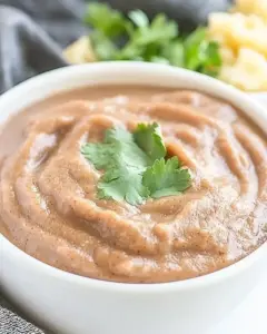 Mexican Style Crock Pot Refried Beans