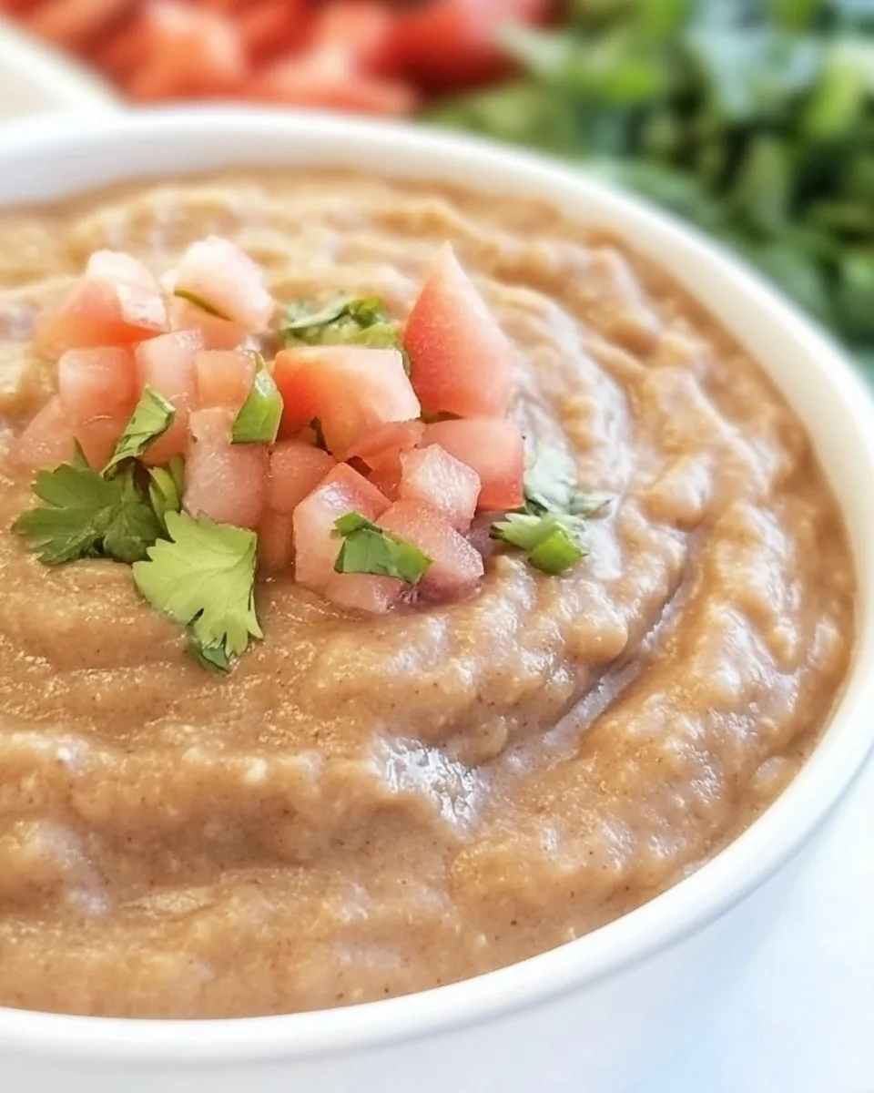 Mexican Style Crock Pot Refried Beans
