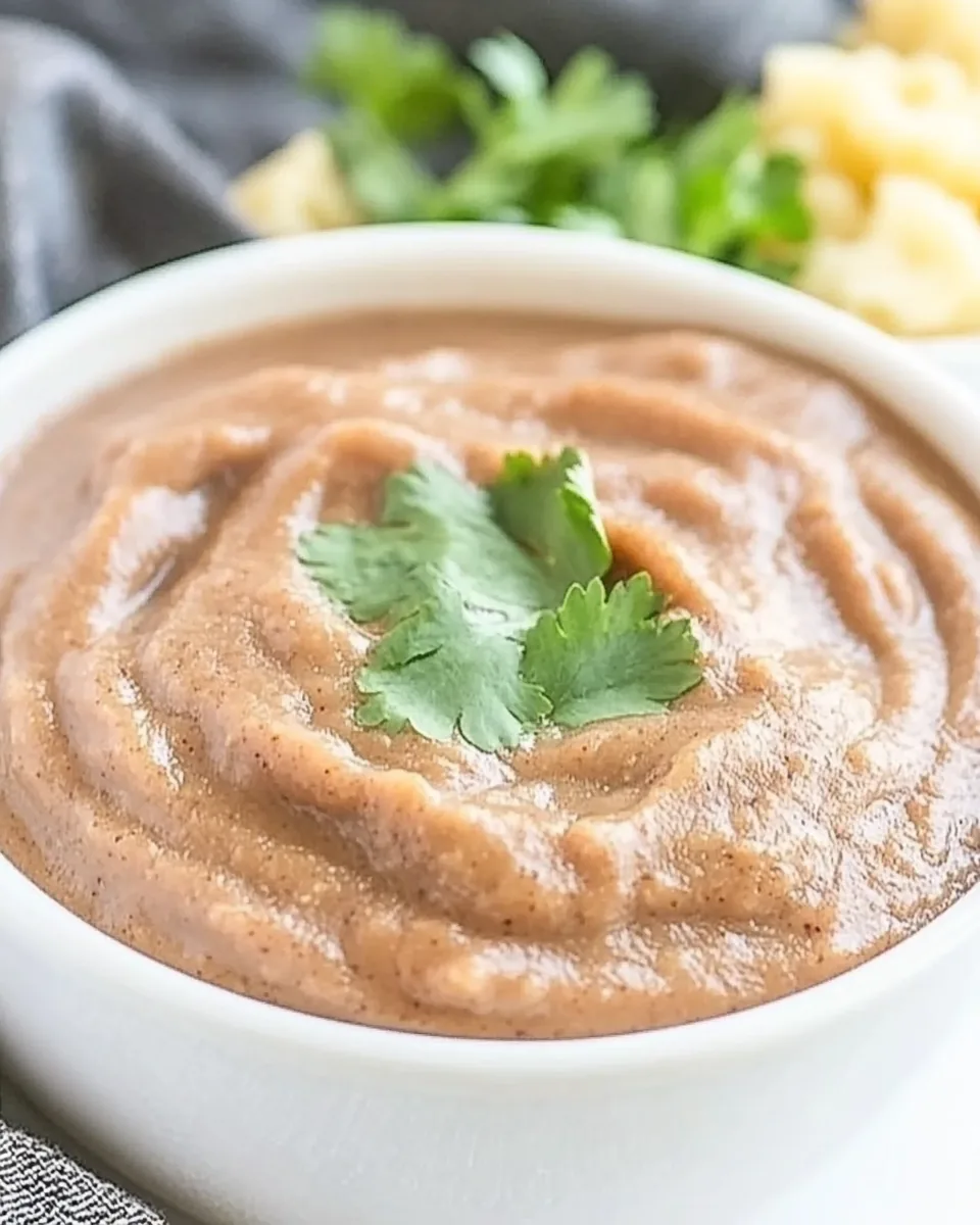 Mexican Style Crock Pot Refried Beans