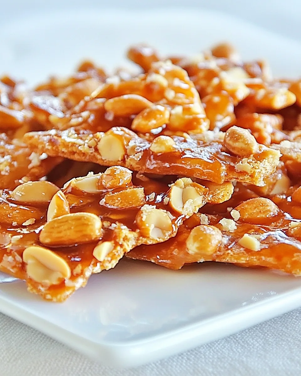 Microwave Peanut Brittle