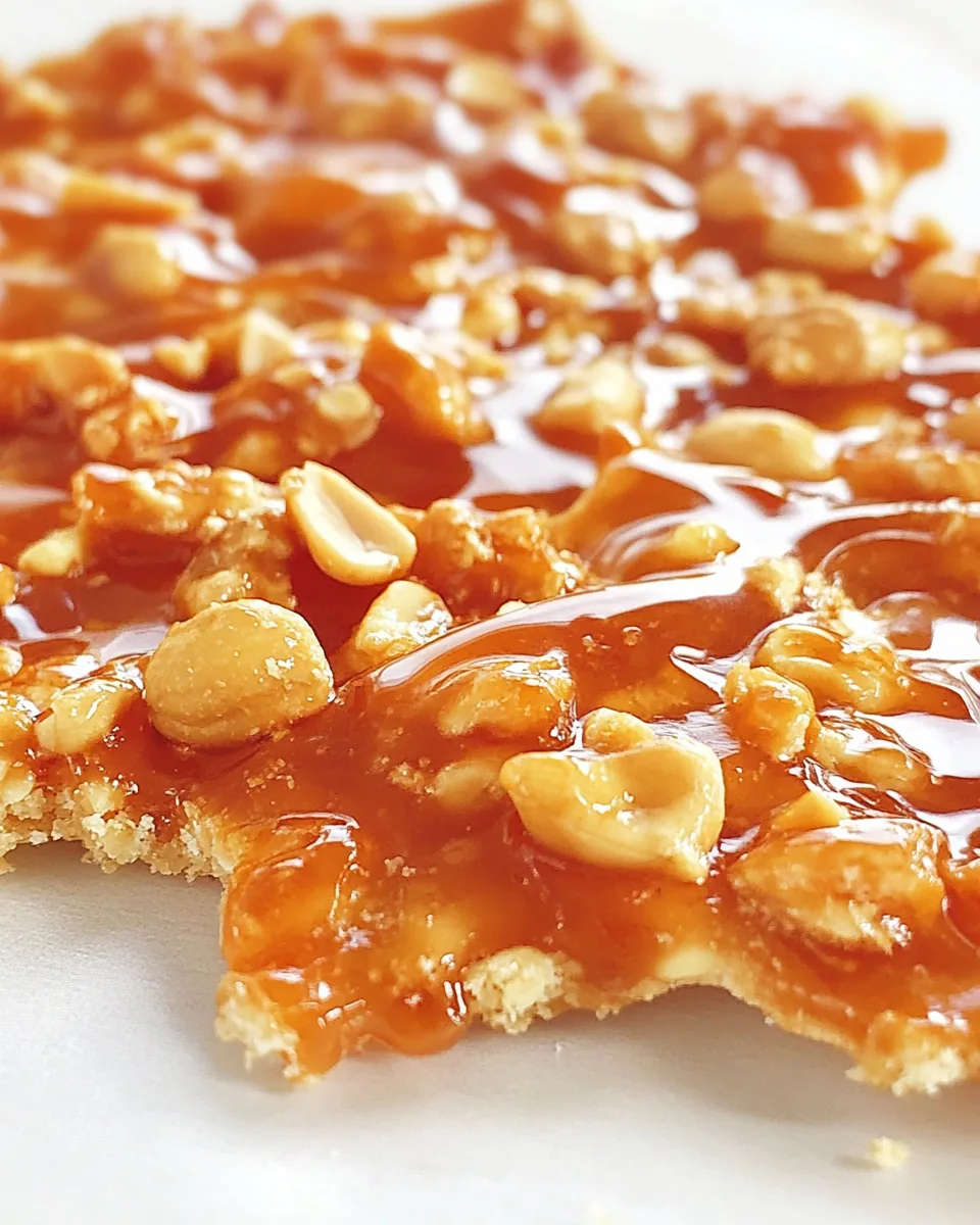 Microwave Peanut Brittle