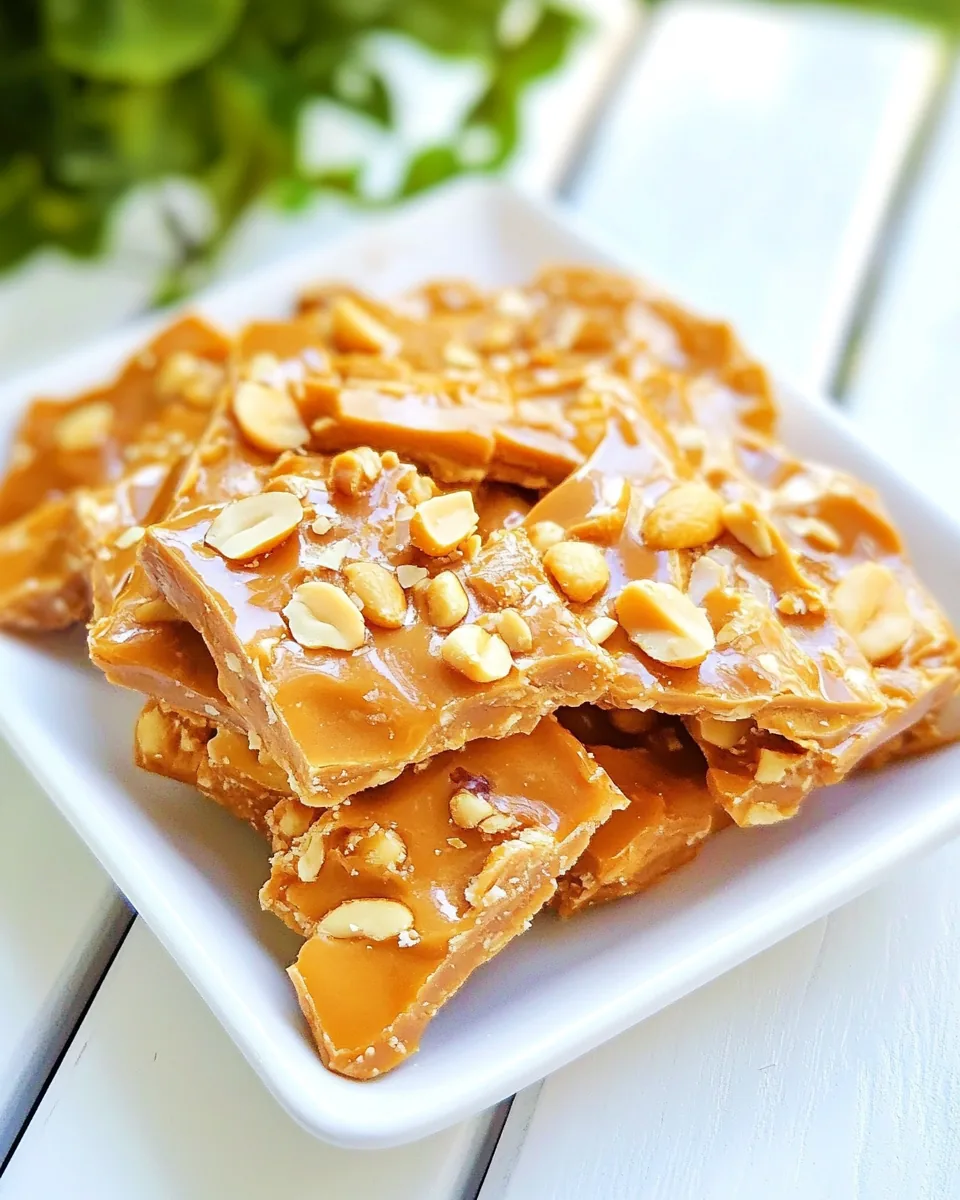 Microwave Peanut Brittle Recipe