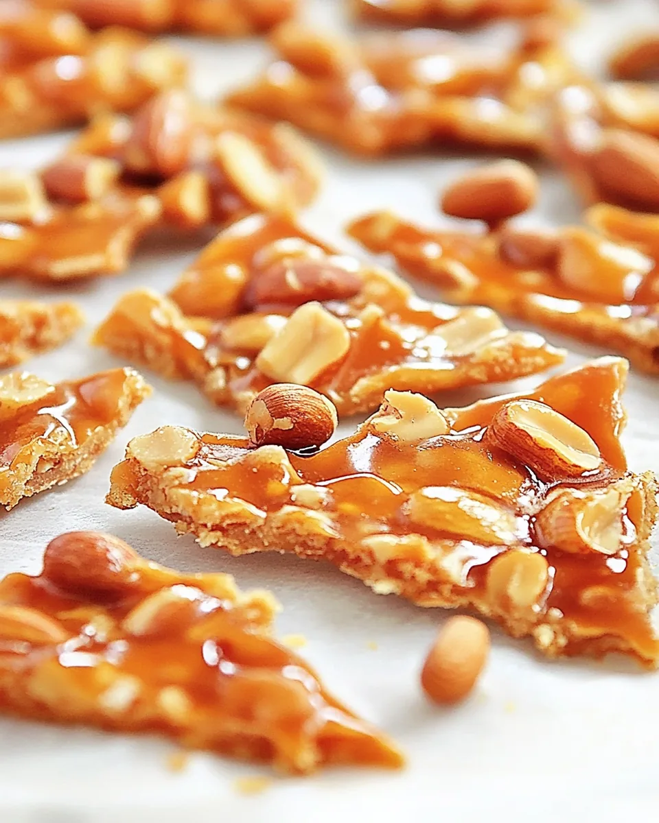 Microwave Peanut Brittle