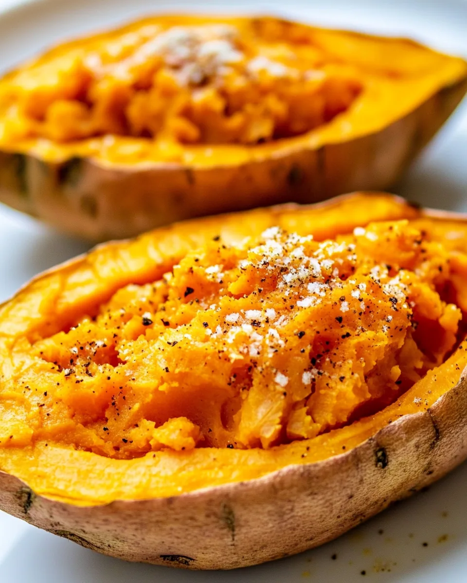 Microwave Sweet Potato