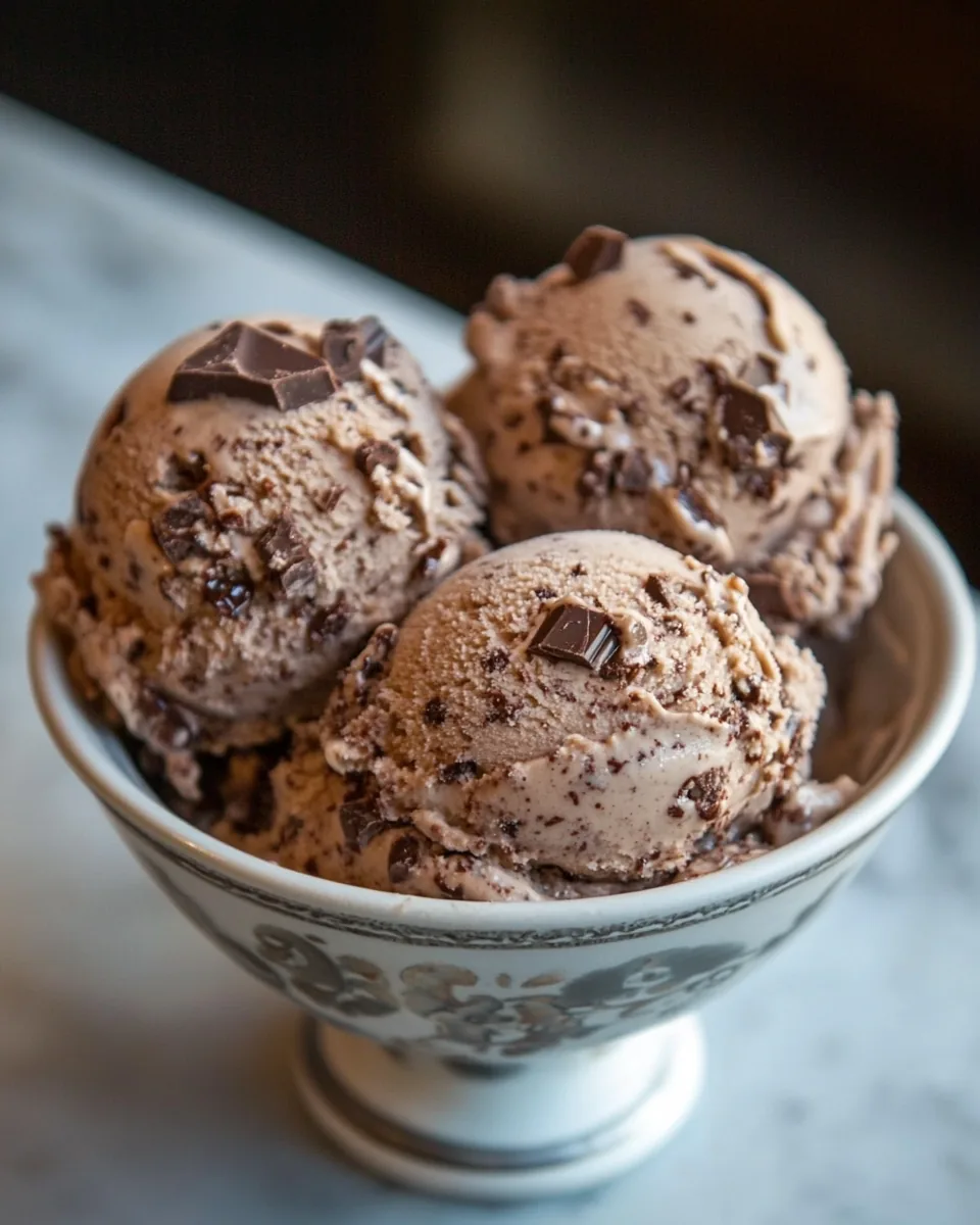 Milk Chocolate Chip Amaro Ice Cream