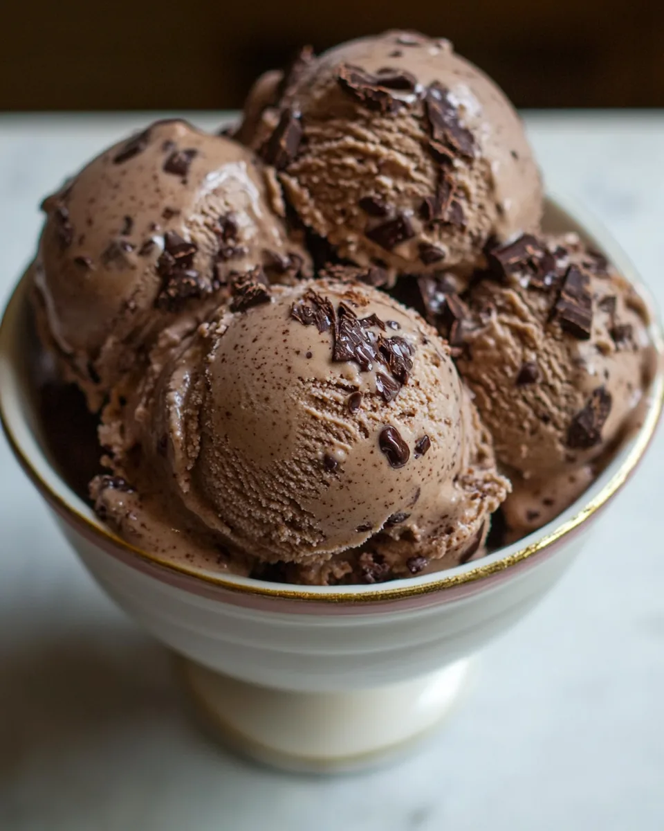 Milk Chocolate Chip Amaro Ice Cream