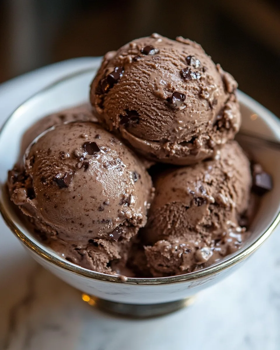 Milk Chocolate Chip Amaro Ice Cream