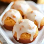 Mini Glazed Pumpkin Donut Muffins