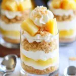 Mini Pineapple Cheesecake Trifles