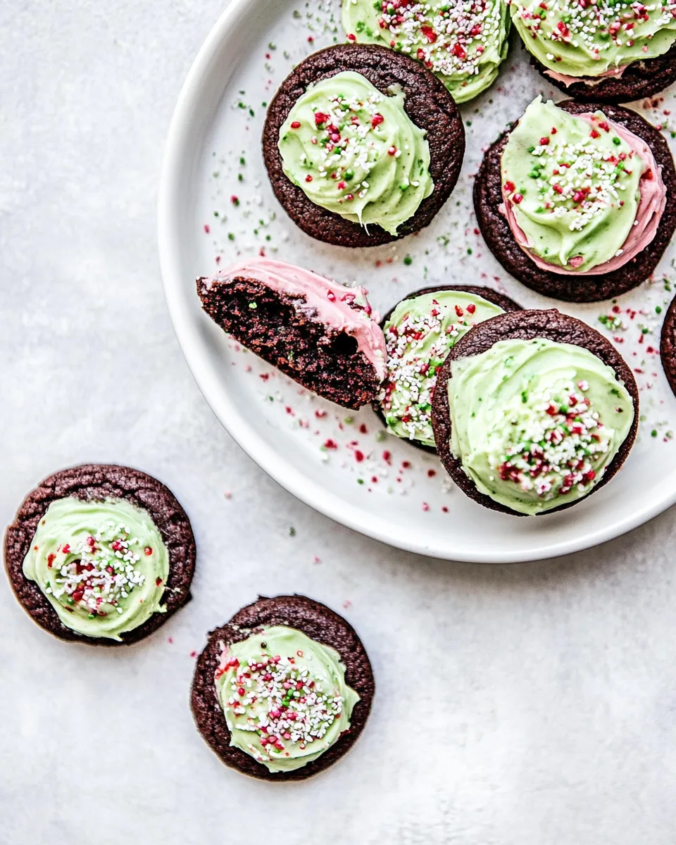 Mint Chocolate Cookies