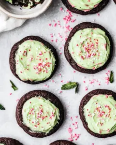 Mint Chocolate Cookies