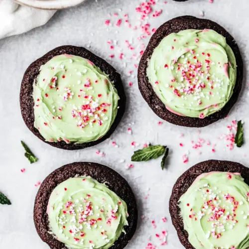 Mint Chocolate Cookies