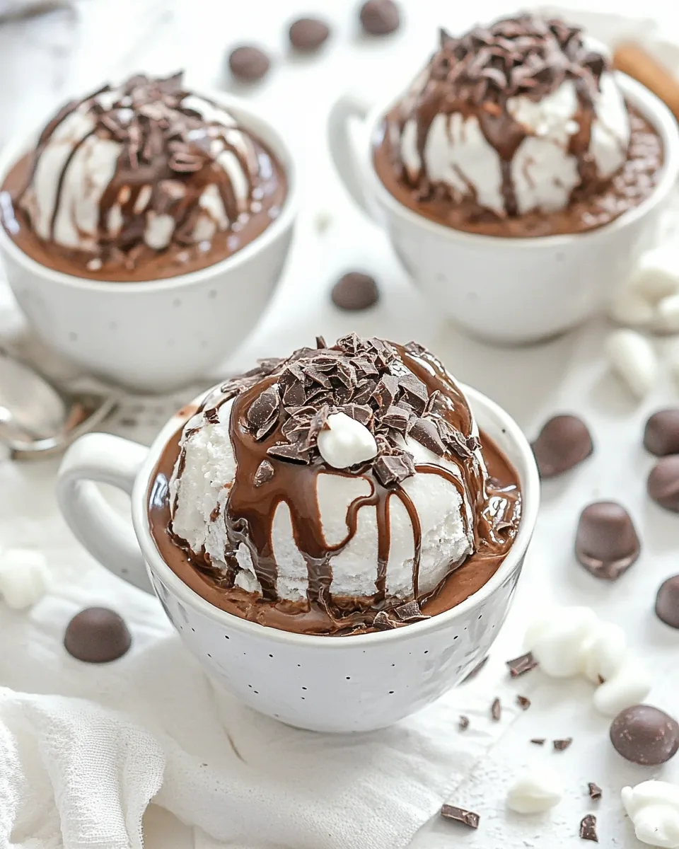 Mint Hot Chocolate Bombs