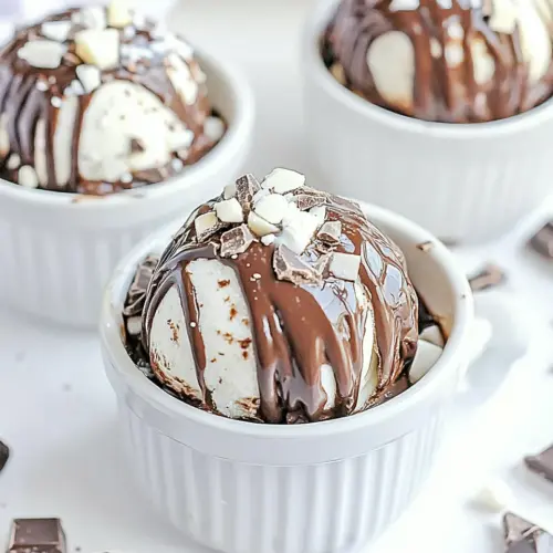 Mint Hot Chocolate Bombs