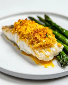 Miso Butter Fish With Asparagus