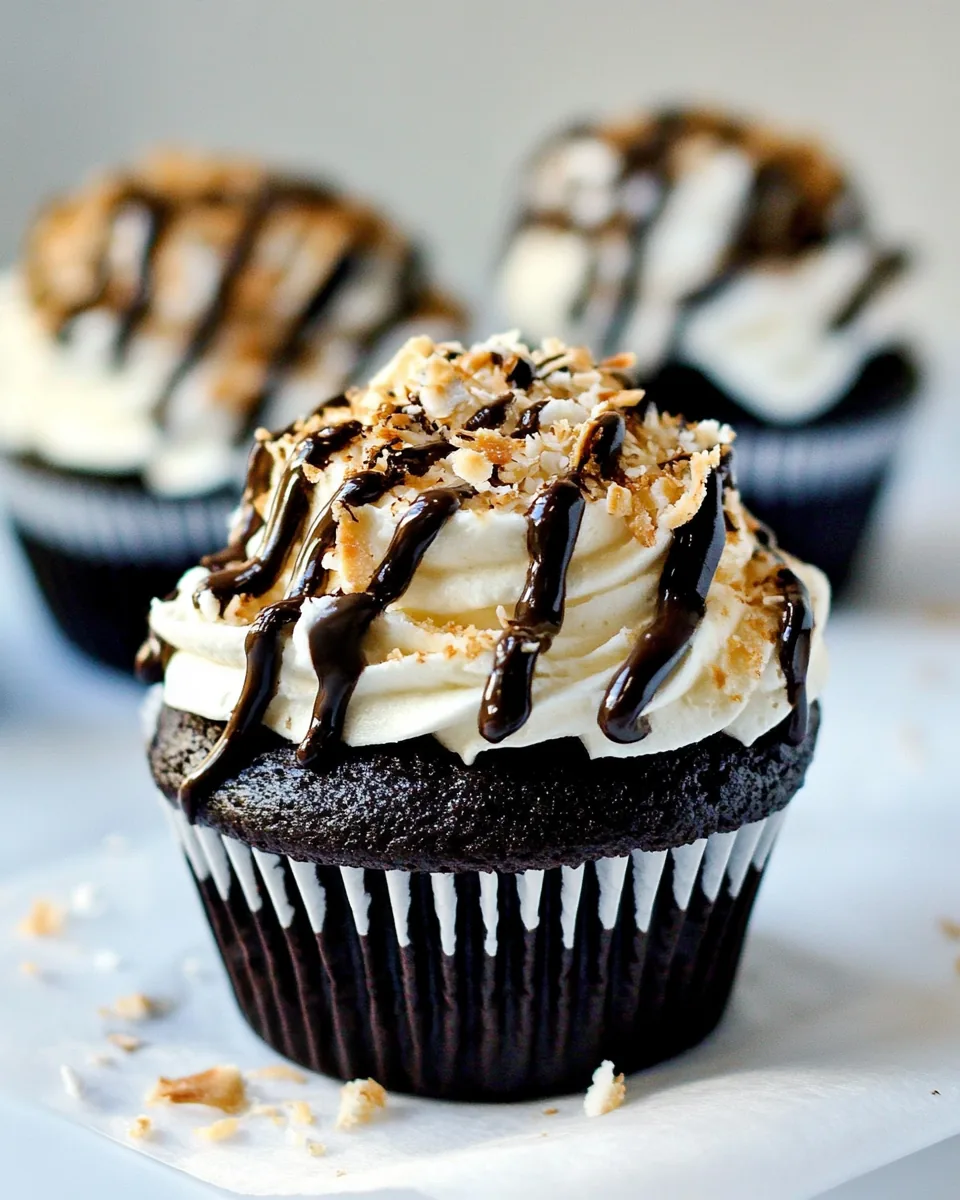 Mocha Coconut Frappuccino Cupcakes