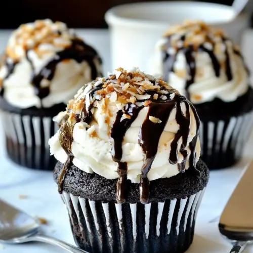 Mocha Coconut Frappuccino Cupcakes
