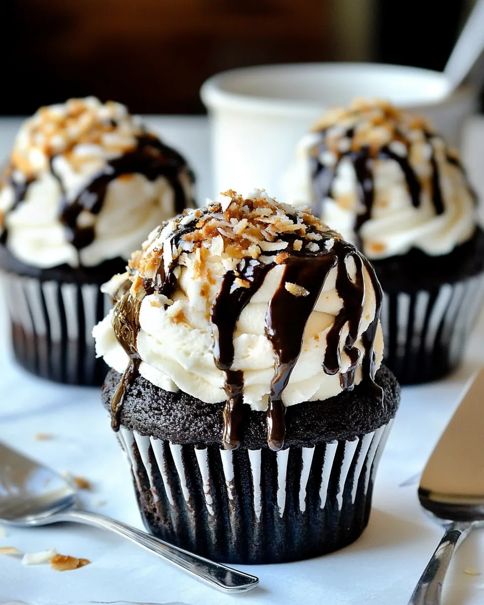 Mocha Coconut Frappuccino Cupcakes