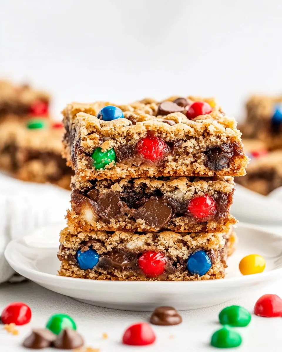 Monster Cookie Bars