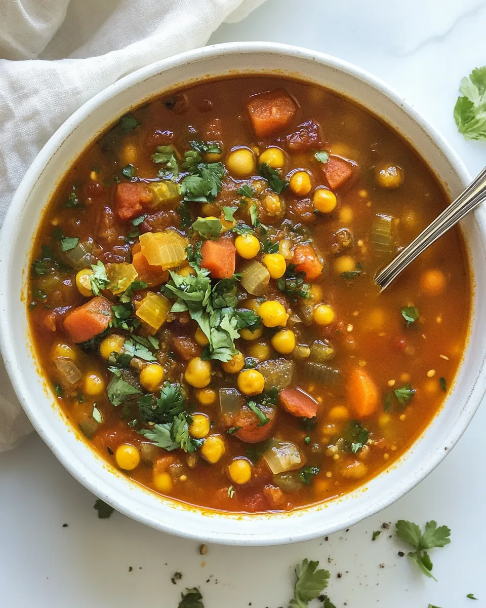 Moroccan Harira Detox Soup