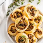 Mushroom Puff Pastry Pinwheels