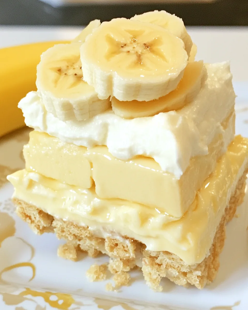 Nilla Wafers Banana Cream Dessert