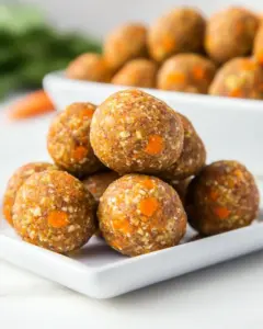 No Bake Carrot Cake Bites