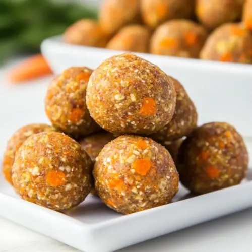 No Bake Carrot Cake Bites