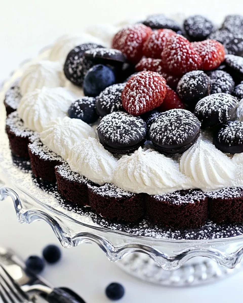 No Bake Chocolate Wafer Cheesecake