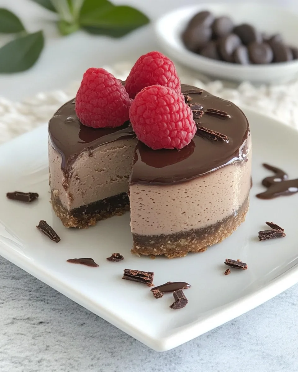 No Bake Mini Nutella Cheesecake