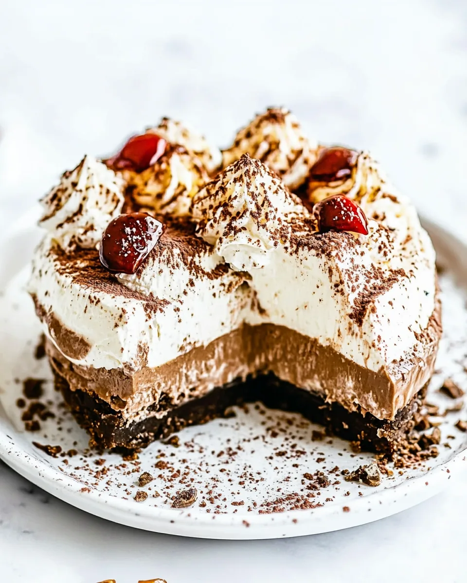 No Bake Nutella Cheesecake