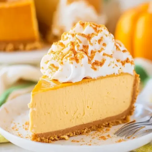 No Bake Pumpkin Cheesecake