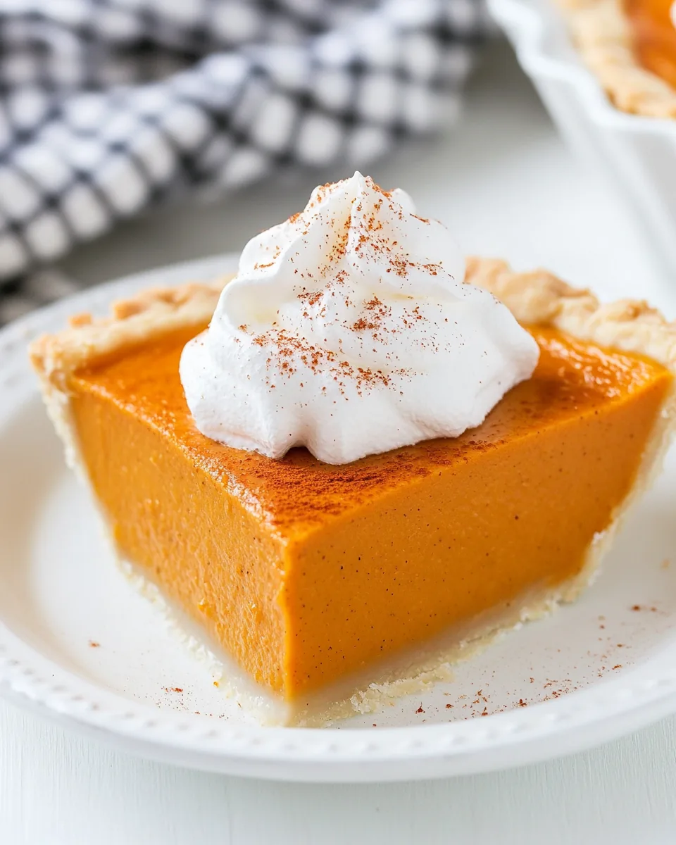 No Bake Pumpkin Pie