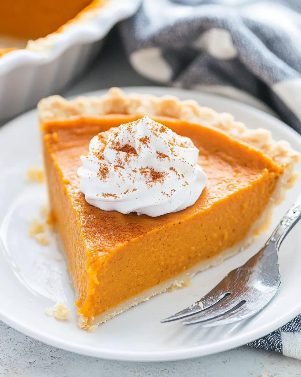 No Bake Pumpkin Pie