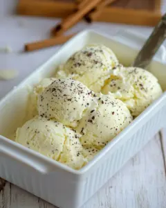 No Churn Vanilla Bean Ice Cream