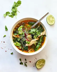Nourishing Asian Inspired Chicken Soup