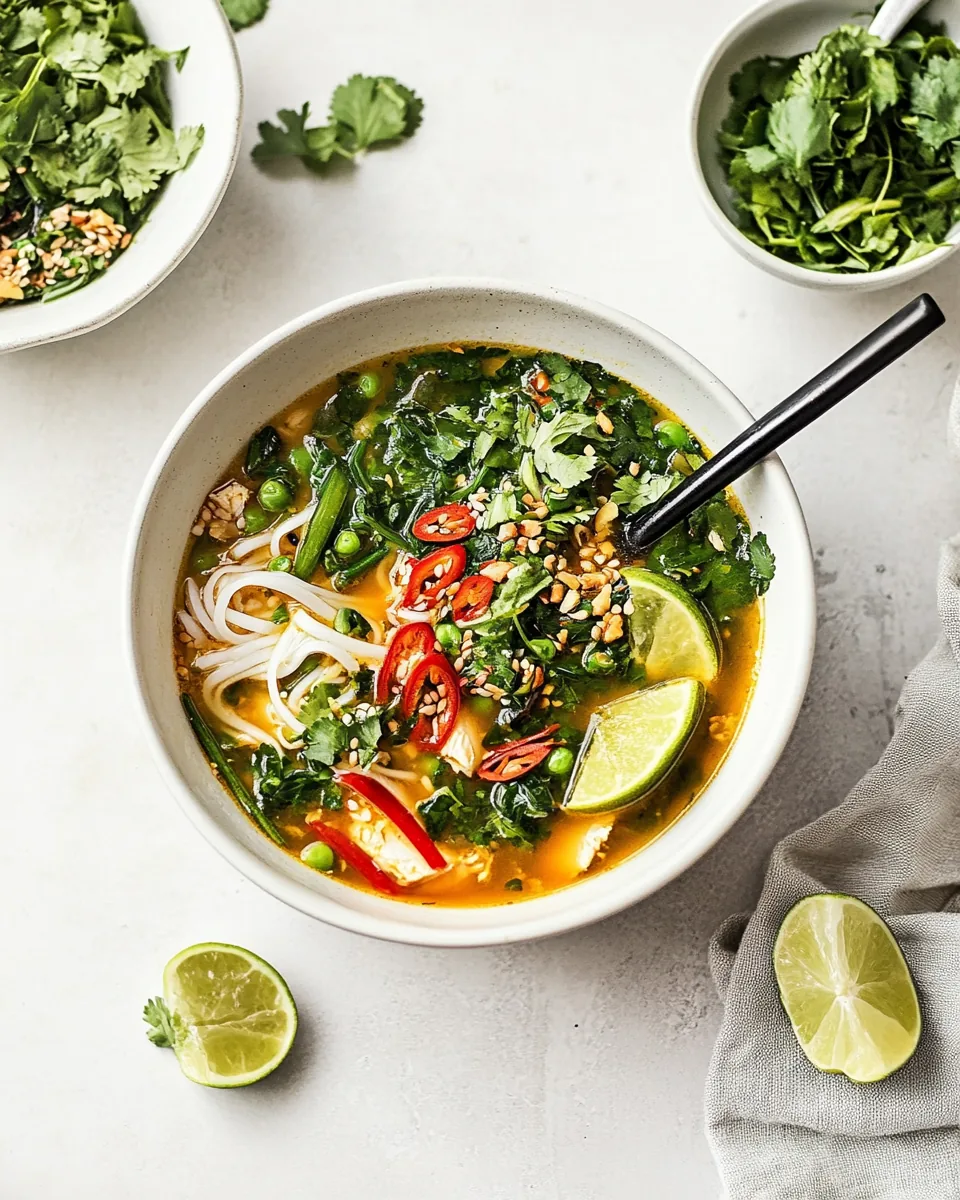 Nourishing Asian Inspired Chicken Soup